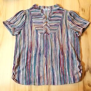 Coeur DE Vague short sleeve blouse.